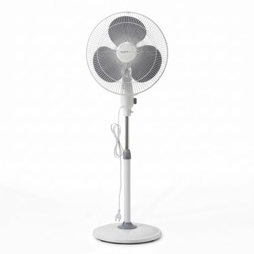 amazon basics 16-Inch Pedestal Fan | Tilting Head | 1400 RPM | Silent Operation| 400mm…
