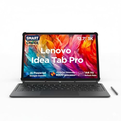 Lenovo {Smartchoice} Idea Tab Pro with Pen Plus & Keyboard|12.7" 3K Display|144 Hz Refr…