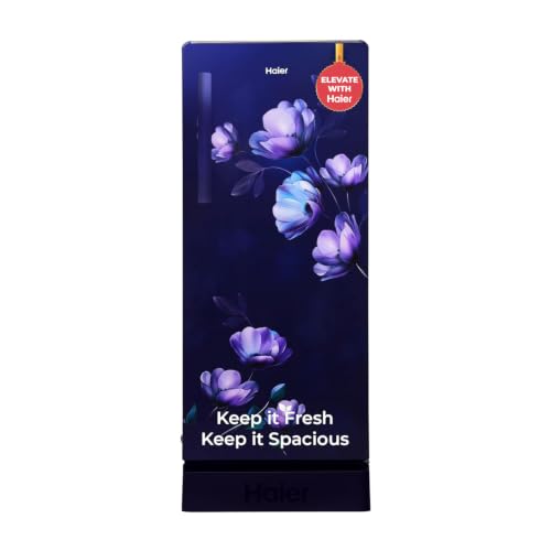 Haier 190 L 4 Star Direct Cool Single Door Refrigerator with Fast Ice Making, Easy Clea…