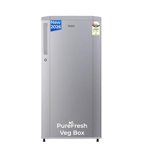 Haier 165 L 1 Star Direct Cool Single Door Refrigerator with Diamond Edge Freezing Tech…