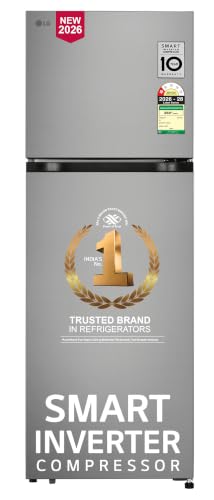 LG 251 L, 1 Star, Frost-Free Smart Inverter Double Door Refrigerator with Smart Mode (G…