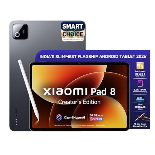 XIAOMI Pad 8 Creator's Edition with Focus Pen Pro, 11.2 -inch (28.44 CM), LCD 3.2K, 12G…