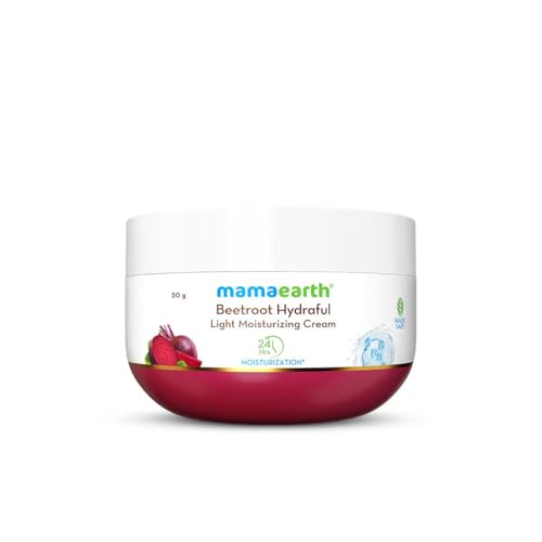 Mamaearth Beetroot Hydraful Light Moisturizing Cream with Beetroot & Hyaluronic Acid fo…