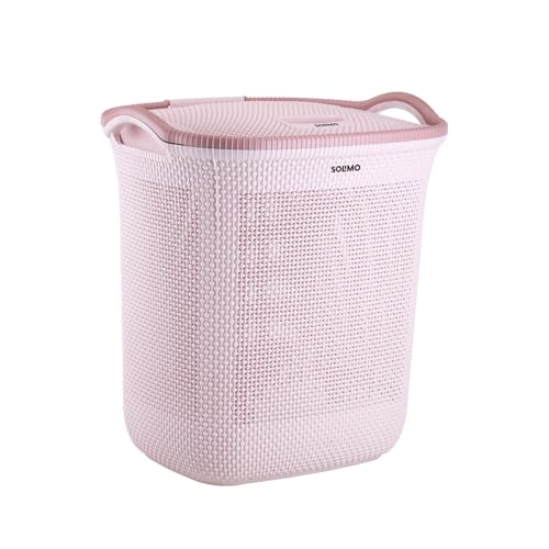 Amazon Brand - Solimo Honey comb Laundry Basket - (Small)-42 Litres-45.4 X 35.6 X 49.9…