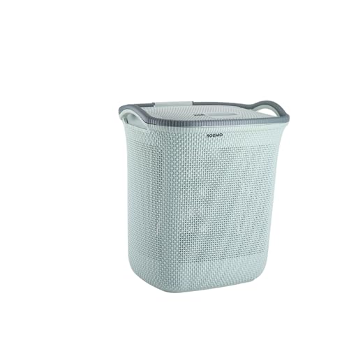 Amazon Brand - Solimo Honey comb Laundry Basket - (Small)-42 Litres-45.4 X 35.6 X 49.9…