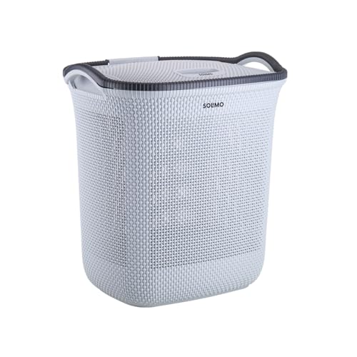Amazon Brand - Solimo Honey comb Laundry Basket - Small- 42 Litres - 45 cm x 36 cm x 50…