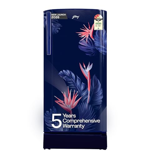 Godrej 183 L 3 Star 5 Years Comprehensive Warranty New Launch | Toughened Glass Shelves…