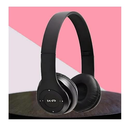 iCallMart Latest P47 Wireless iC-01 Headphone with Mic & SD Card Slot Bluetooth Headset
