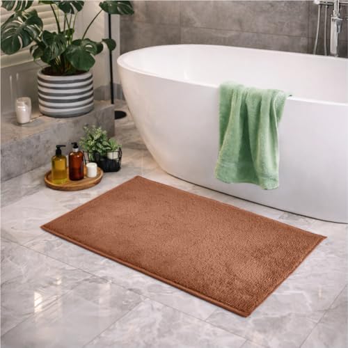 Welspun Premium Bath Mats Small for Hall, Bedroom & Living Room | Solid Design | Anti S…