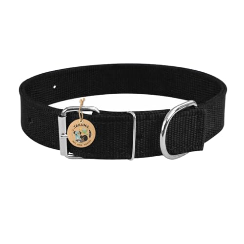 TAILUMA Adjustable Nylon Dog Collar for Dogs & Puppies | Durable & Comfortable Neck Bel…