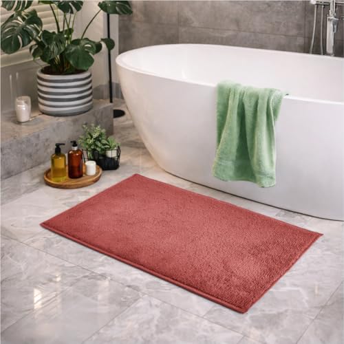 Welspun Premium Bath Mats Small for Hall, Bedroom & Living Room | Solid Design | Anti S…