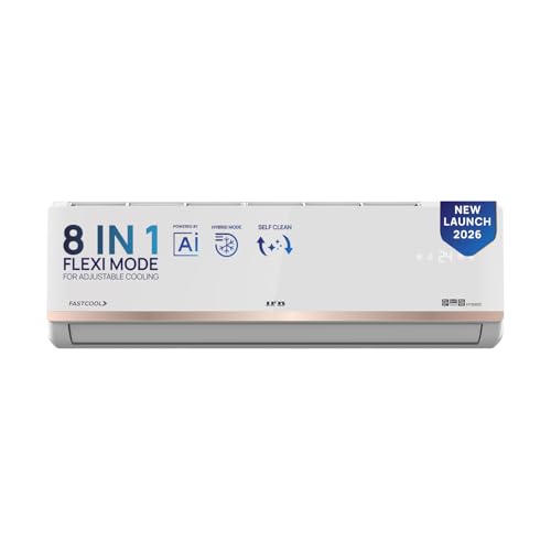 IFB 1.5 Ton 3 Star,New star rated,AI Powered Inverter Split AC,Hybrid Mode, 8in1 Flexi…