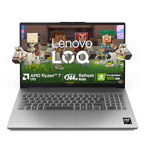 Lenovo LOQ Essential AMD Ryzen 7 170 | NVIDIA RTX 3050 6GB (16GB RAM/512GB SSD/FHD IPS/…