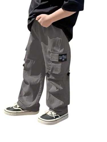 Lymio Junior's Boys Cargo Pants | Stylish Cotton Blend Casual Trousers for Kids | Relax…