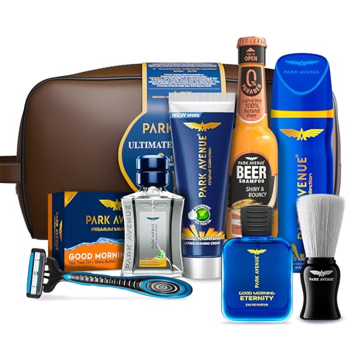 Park Avenue Ultimate Grooming Kit 9in1 Combo Grooming Kit for Men | Gift Set | Shaving…