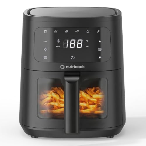 Nutricook 4.5L Air Fryer Essential, 2026 New Launch, 100% Toxin-Free Ceramic Coating -…