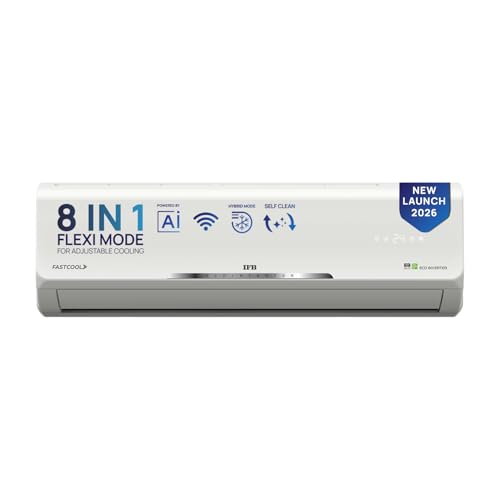 IFB 1.5 Ton 3 Star, New star rated,AI Powered Inverter Split AC,Inbuilt WiFi, Hybrid Mo…