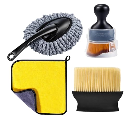 7-in-1 Car Cleaning Kit – Extendable Microfiber Car Wash Mop, Dashboard & AC Vent Detai…