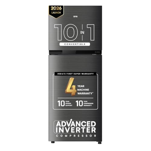 IFB 241L 2 Star 10-in-1 Convertible, Advanced Inverter Frost-Free Double Door Refrigera…