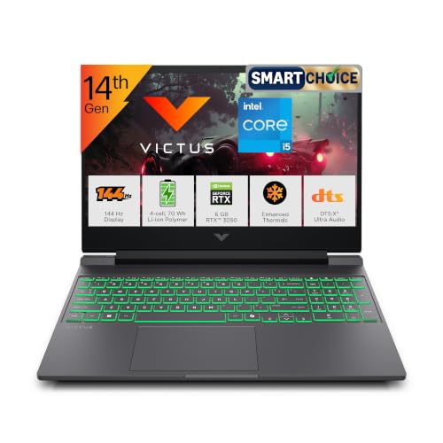 HP Smartchoice Victus, 14th Gen Intel Core i5-14450HX, 6GB RTX 3050, 24GB DDR5(Upgradea…