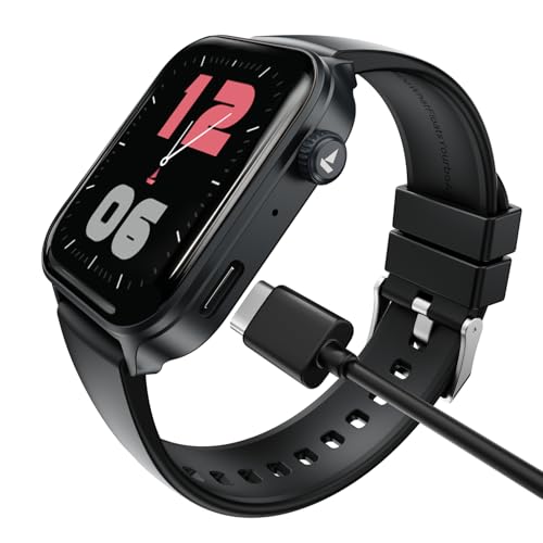 boAt Storm Call 4 India's first Smartwatch with Type-C Charging,1.96”(4.97 cm) HD Displ…