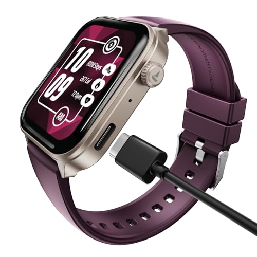 boAt Storm Call 4 India's first Smartwatch with Type-C Charging,1.96”(4.97 cm) HD Displ…