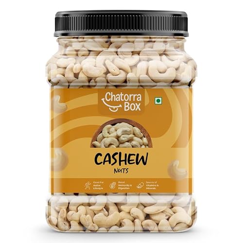 Chatorra Box Premium Whole Cashew Nuts 500gm | Premium Kaju Dry Fruits, Whole Crunchy C…