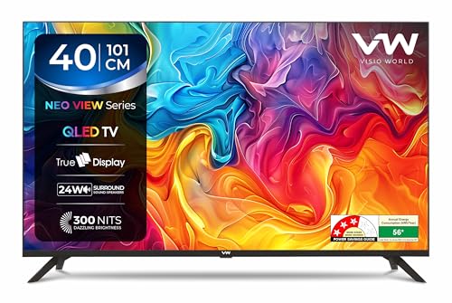 VW 100 cm (40 inches) Frameless Series HD Ready QLED TV VW40S1