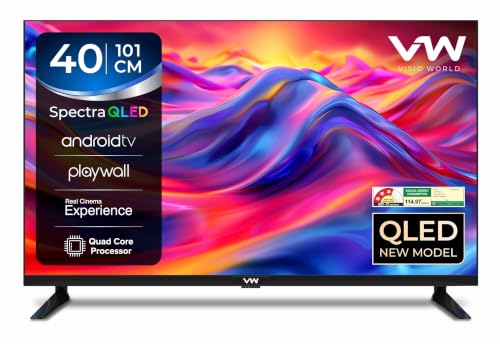 Visio World VW 101 cm (40 inches) Smartchoice Spectra Series Full HD Smart QLED Android…