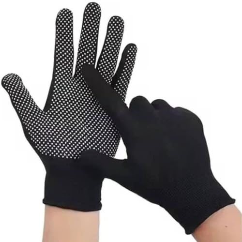 ZYNEX WEAR Sports PVC DOTED Cotton Gloves halp for Cricket Bating and Full grriping in…