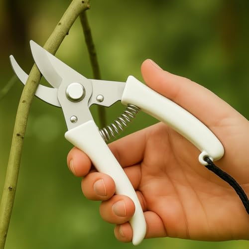 DeoDap Hand Pruner Cutter For Plants – Heavy Duty Steel Blade Garden Pruning Shears – S…