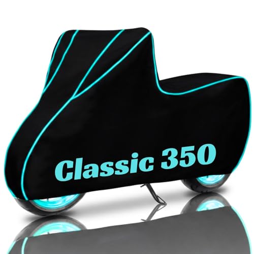 SafeCovers Bike/Scooty Body Cover for Classic 350 Cover for Rain & Dust | Water Resista…