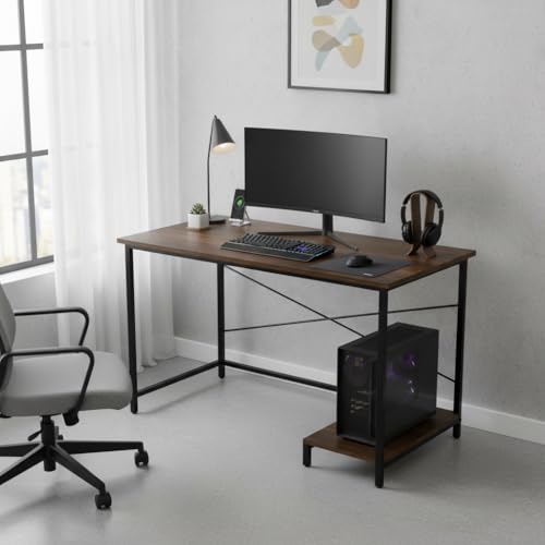 RIZIK Store Folding Study Table | 36"x24" Computer Desk with Laminated Top & Metal Fram…