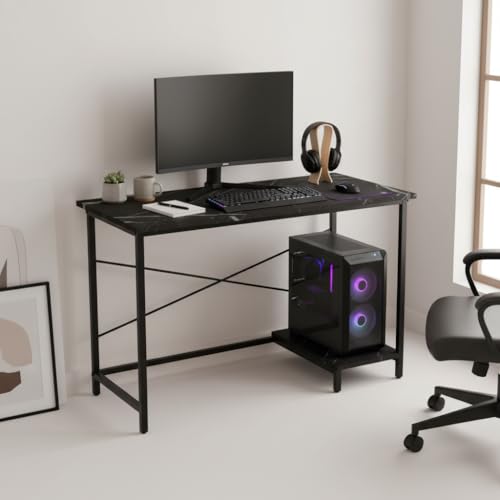 RIZIK Store Study Table | 36"x24" Computer Desk with Laminated Top & Metal Frame | Home…
