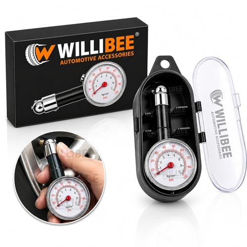 WILLIBEE Digital Tyre Pressure Gauge with Zinc Alloy Head | 150 PSI | Air Pressure Gaug…