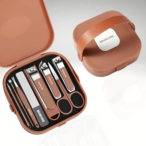 8 in 1 Manicure Kit Stainless Steel Nail Clipper Set for Men and Women 8 IN 1