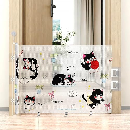 SNOWIE SOFT® Retractable Baby Gate for Door, Indoor Child Safety Barrier