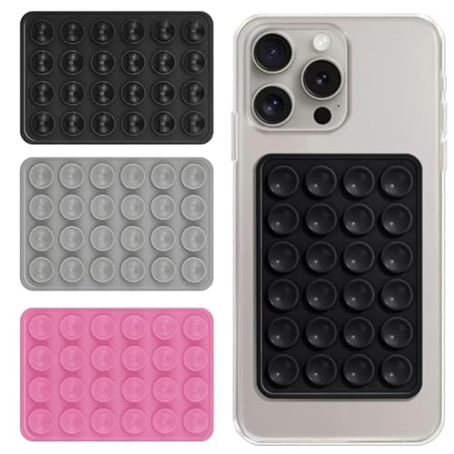 Humble® Suction Phone Sticker Silicone Grip, Sticky Phone Mount, Hands-Free Mobile Hold…