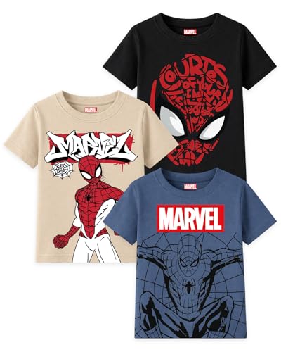 Kuchipoo © Marvel Boys Regular Fit Half Sleeves Cotton T-Shirts (MKUC-TSHRT-690, 4-5 Ye…