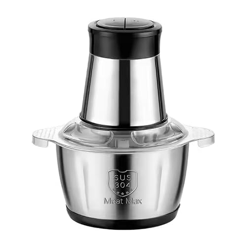 3 Speeds 304 Stainless Steel Electric Chopper Meat Grinder Mincer | 3L Food Processor V…