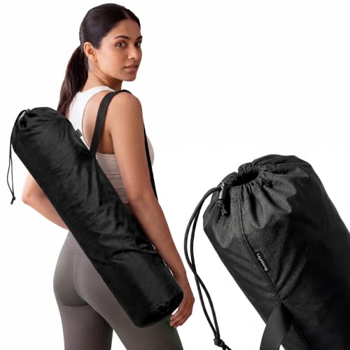 Lifelong Yoga Mat Bag for Women & Men | Lightweight Durable Polyester | Drawstring Clos…
