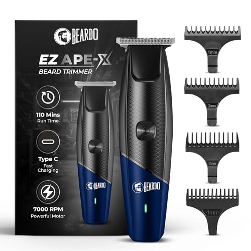 Beardo EZ Ape-X Beard Trimmer for Men | Trimmer for Gen Z | 110 Mins Runtime | 7000 RPM…