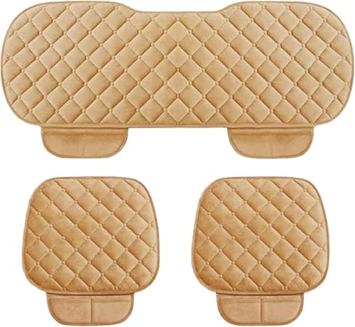MOTOVIXA Breathable Car Seat Cushion Cover Set with Memory Foam Padding & Storage Pouch…