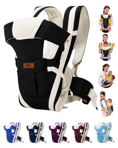 YOU+ME 4-in-1 Adjustable Baby Carry Bag with Front & Back Carry Options Ergonomic Infan…