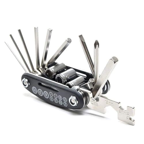Viraaji 16 in 1 Bicycle Repair Tool Kit for Cycle & MTB Bike | Portable Multi Function…