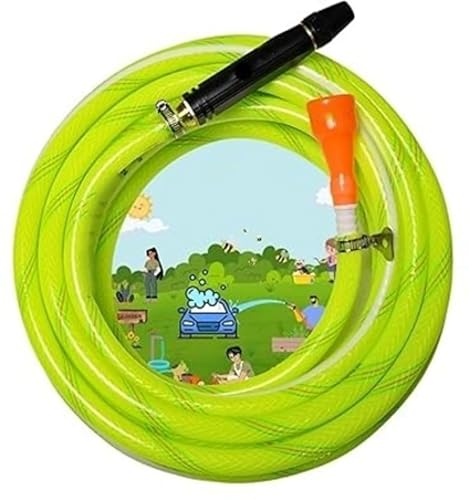 AHYRA Water Sprayer Hose Pipe for Garden Watering, Car Washing & Floor Cleaning – Multi…