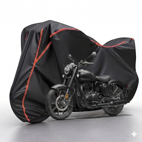 Waterproof Bike Body Cover Compatible with RE Classic 350 Dustproof Scratchproof - Moto…