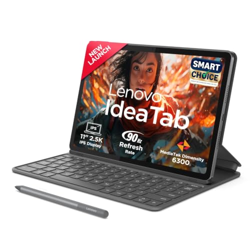 Lenovo Idea Tab (Smartchoice) with Folio Keyboard + Tab Pen | Wi-Fi + 5G |11" Display,…