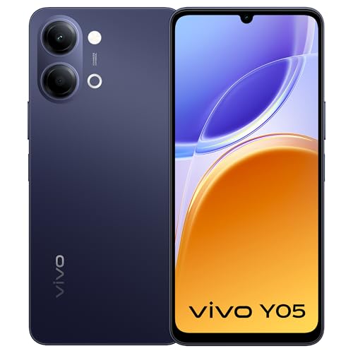 vivo Y05 (Mystic Blue, 4GB RAM, 64GB Storage) with No Cost EMI/Additional Exchange Offe…
