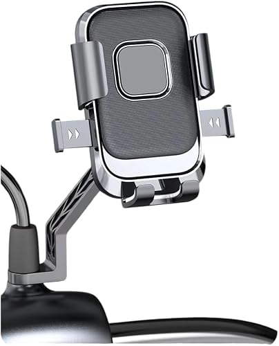 DA-GODO Universal Bike Mobile Stand with 360° Rotation, Handlebar & Mirror Mount Phone…